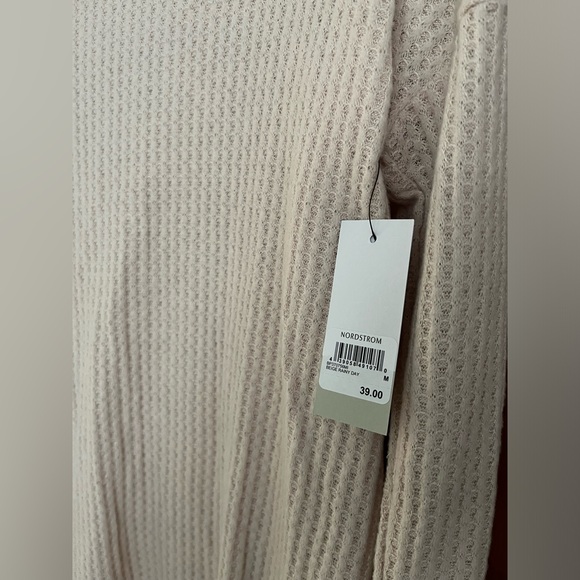 Soft Cozy Waffle Top Nordstrom Bobeau NWT - Picture 2 of 4
